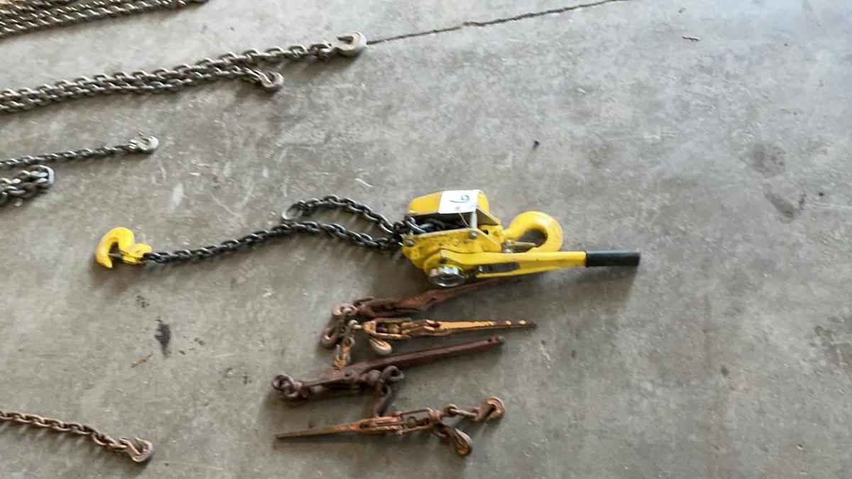 Used Lever Hoist and Lever Binders