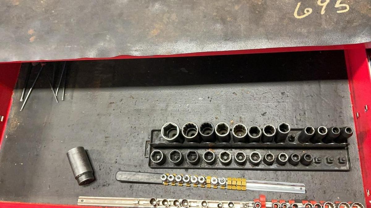 Used U.S. General Tool Box and Contents