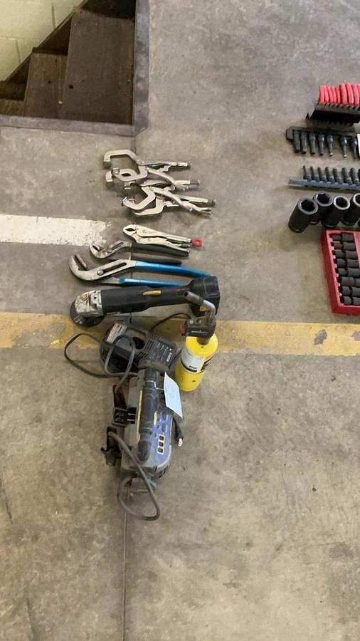 Used Napa Jumpstarter, Grinder, and Misc. Tools