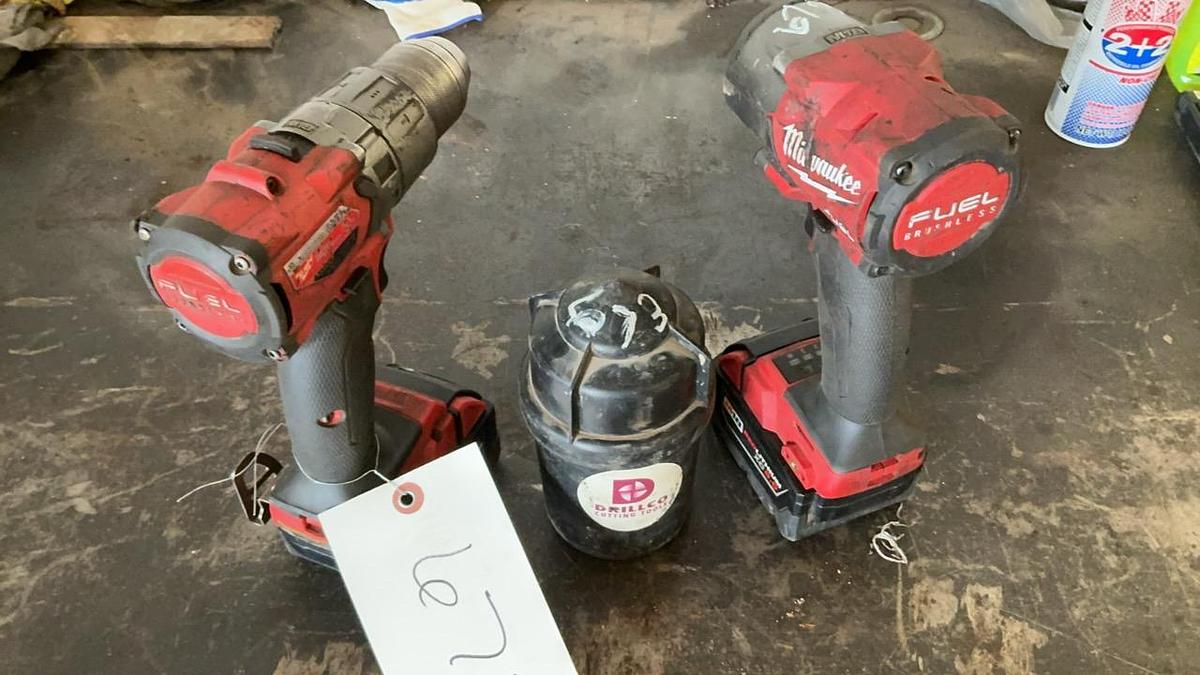 Used Milwaukee Drill and Impact