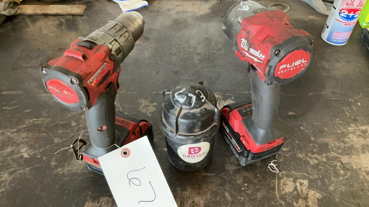 Used Milwaukee Drill and Impact