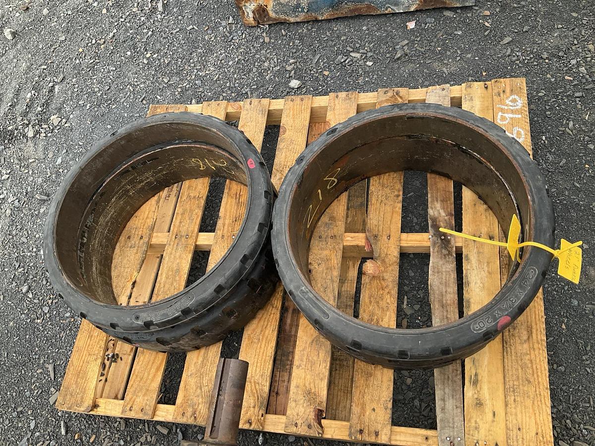 Used Forklift Wheel Replacement Tires