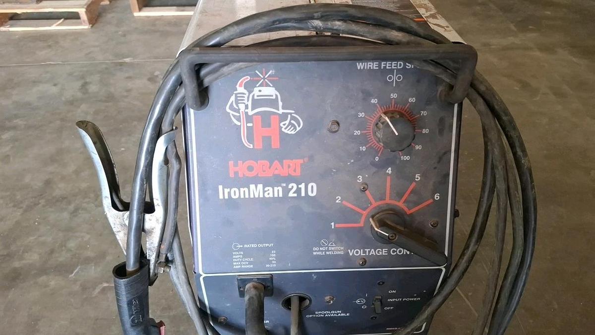 Used Hobart Ironman 210 Welder