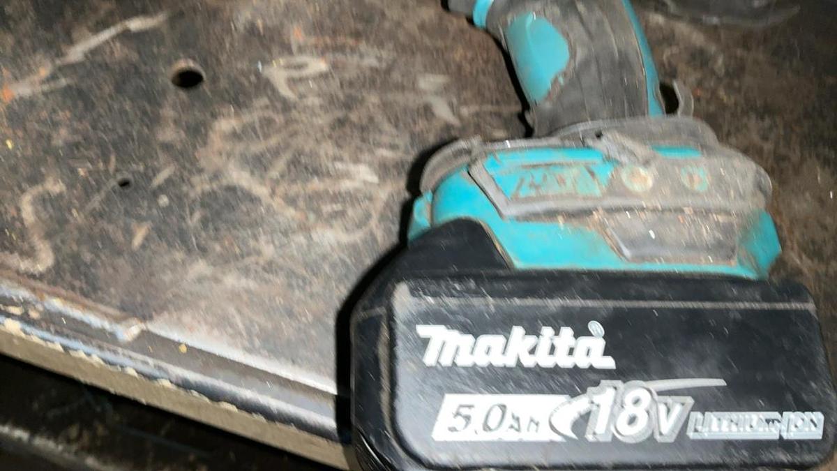 Used Makita Reciprocating Saw, Impact Driver, and Battery Charger