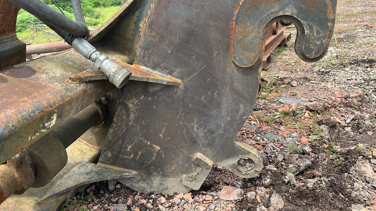 Used Loader Forks with Hyd Clamp