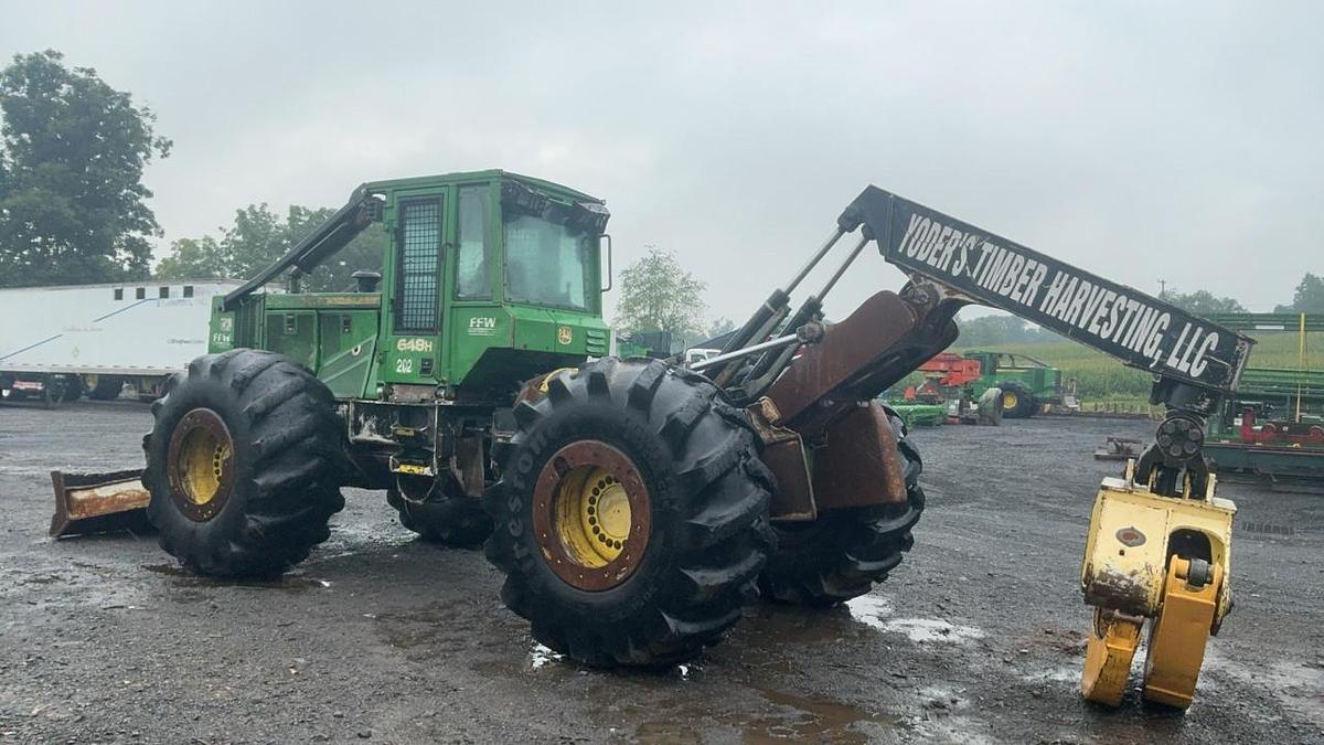 Used 2014 John Deere 648H Grapple Skidder