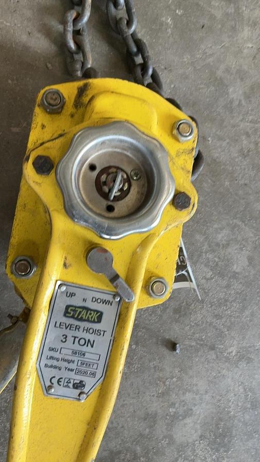 Used Lever Hoist and Lever Binders