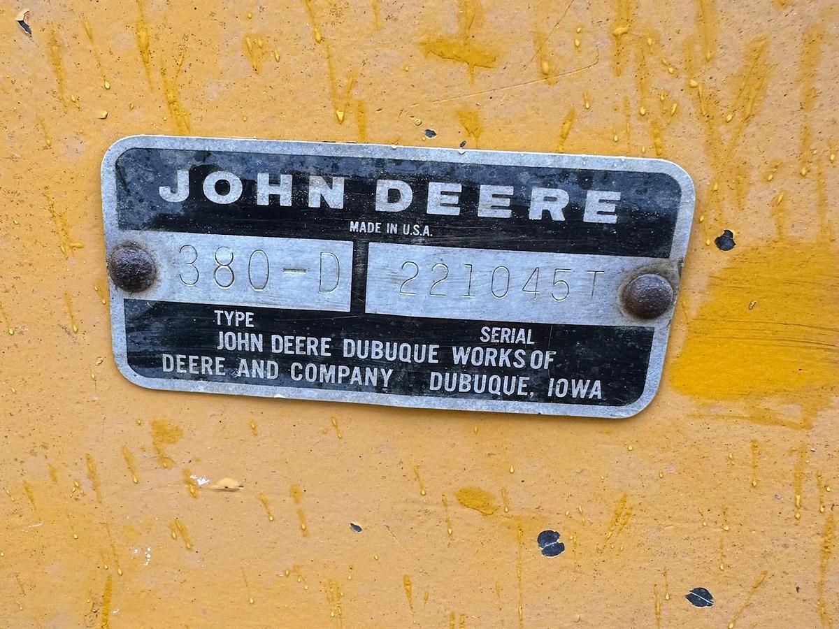Used John Deere 380-D Rough Terrain Forklift