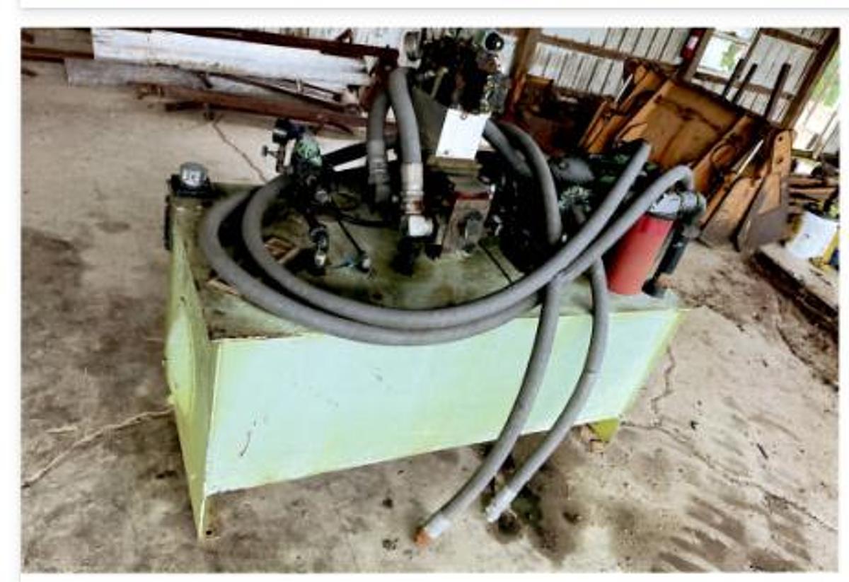 Used Hydraulic Pump & Tank Unit