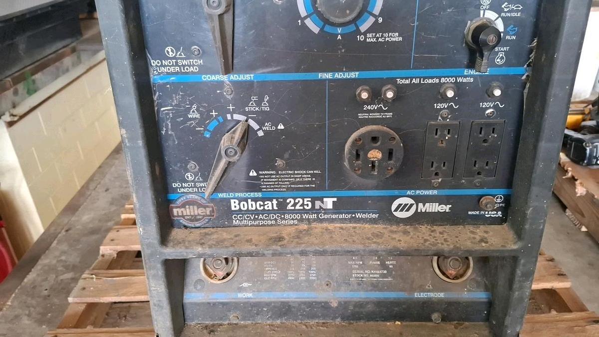 Used Miller 225 Bobcat Welder