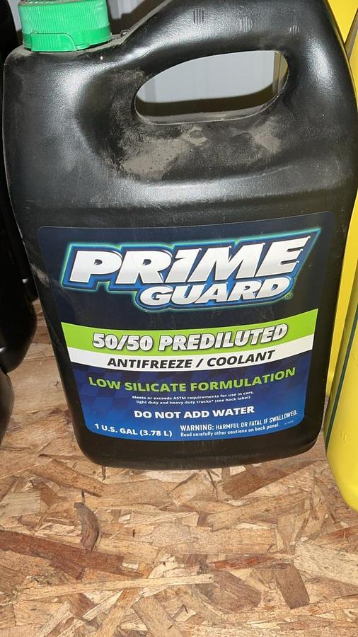Used 16 Gallons of Prediluted Antifreeze/Coolant
