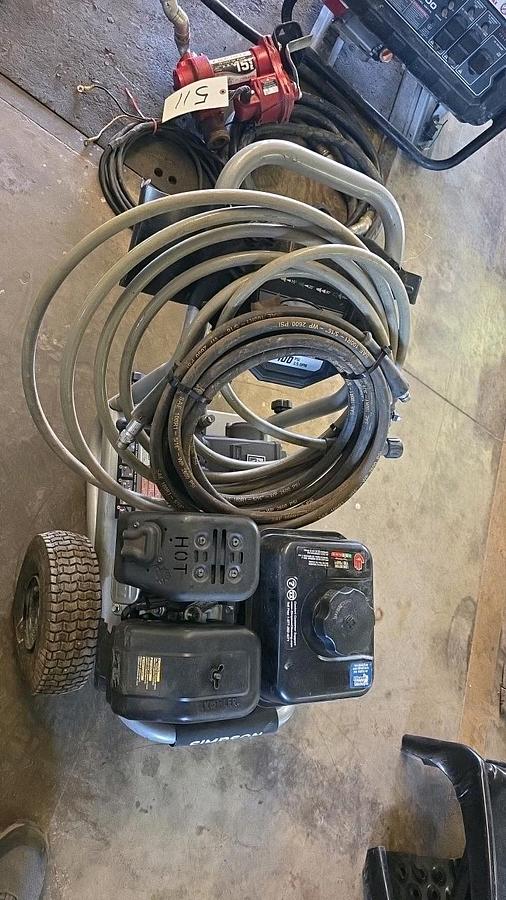 Used Simpson Portable Pressure Washer