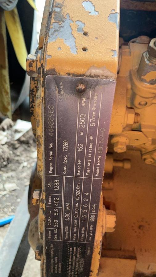 Used 1994 Cummins 359 5.9L Power Unit