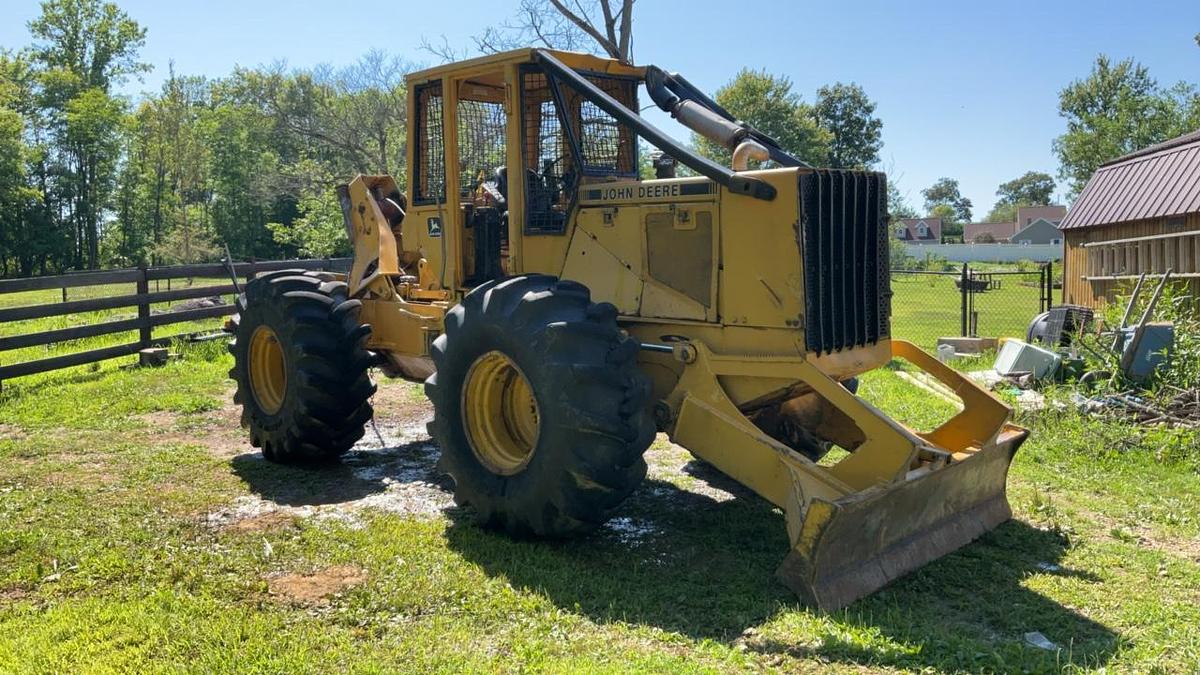 Used 1994 John Deere 540E Cable Skidder