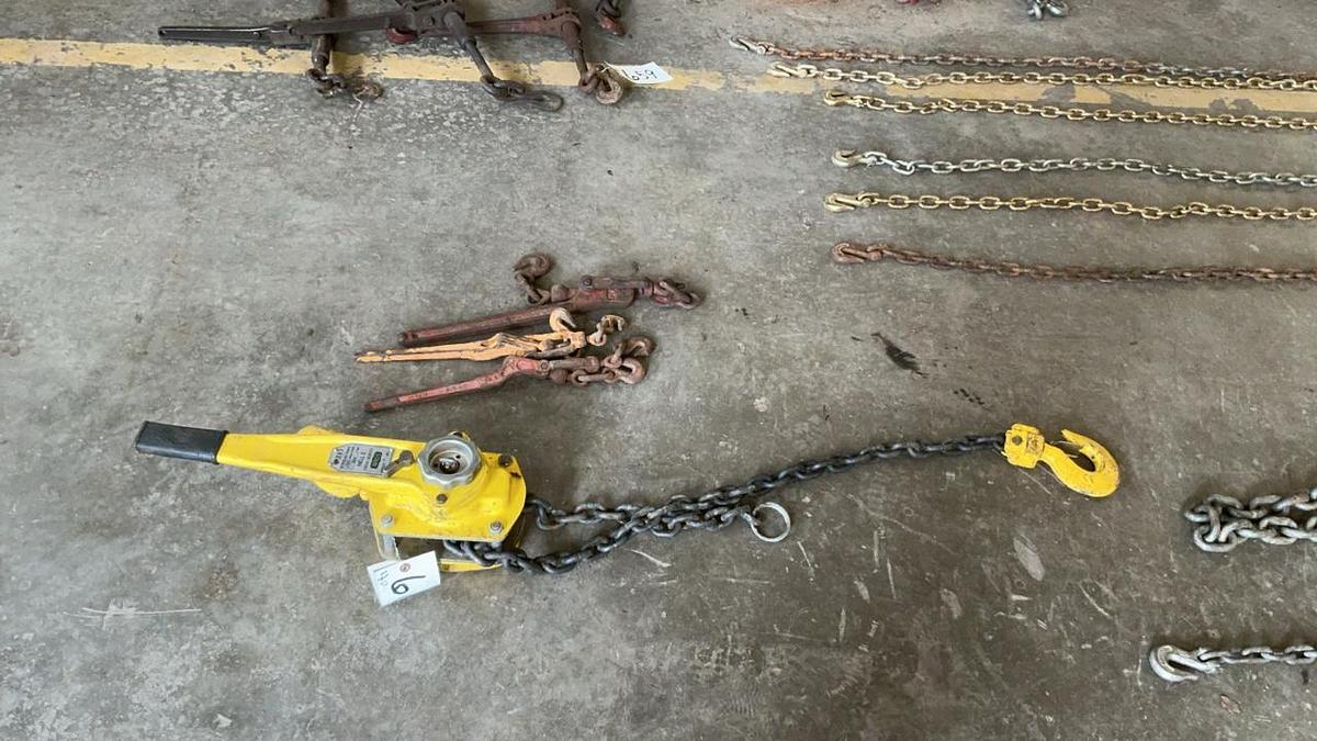 Used Lever Hoist and Lever Binders