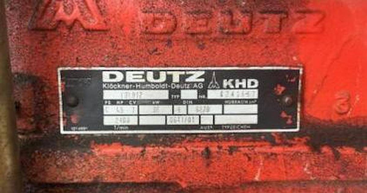 Used F3L912 Deutz Power Unit