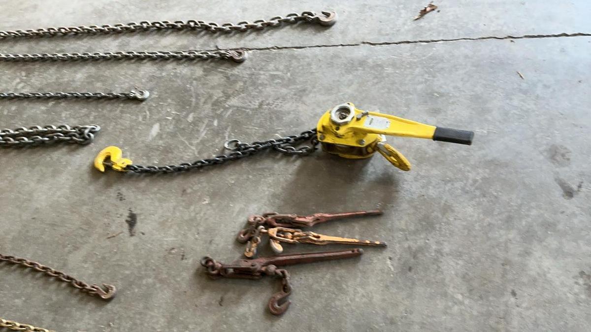 Used Lever Hoist and Lever Binders
