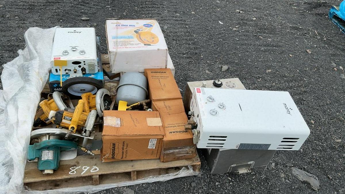 Used Water Heaters, Circle Saws, and Misc. Parts and Accessories