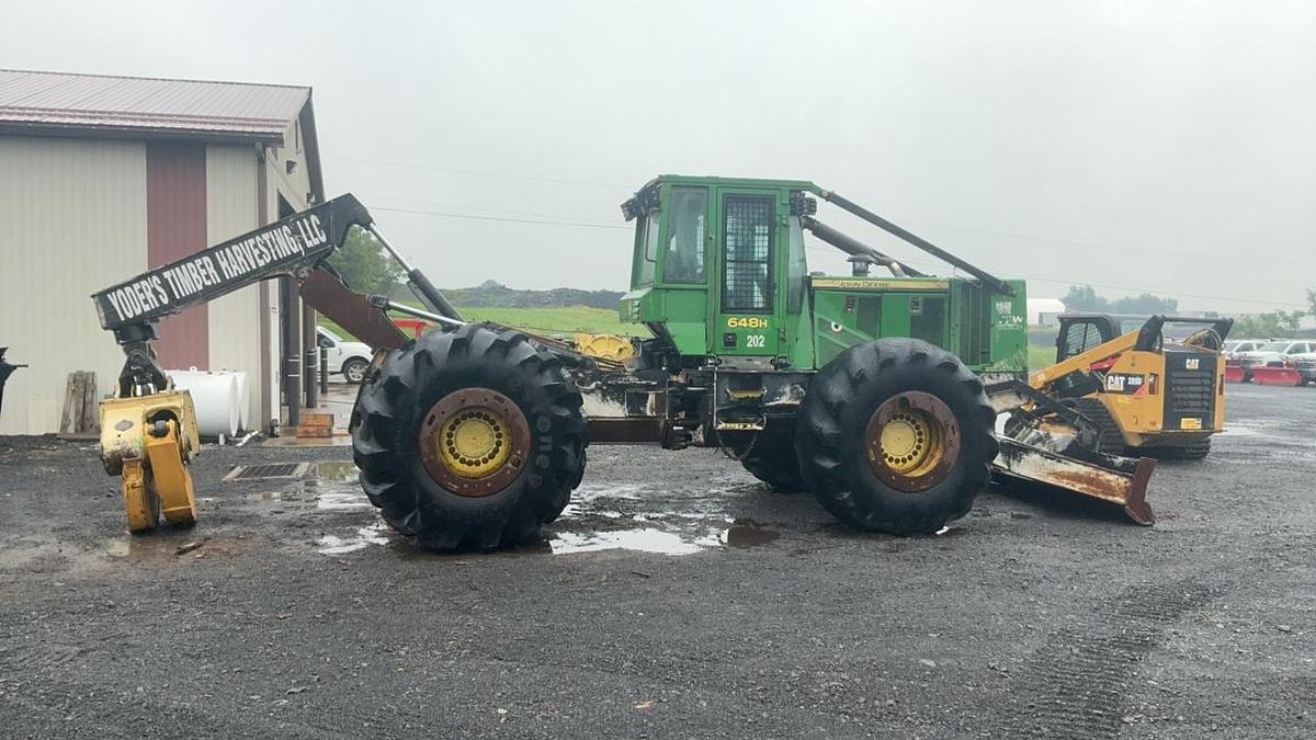 Used 2014 John Deere 648H Grapple Skidder