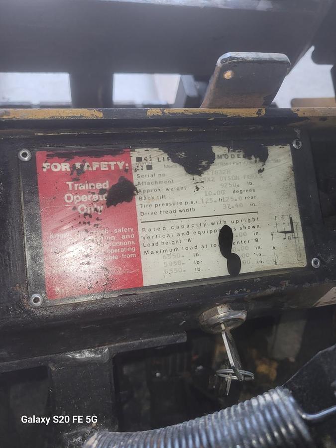 Used Hyster 6000 Stand On Forklift