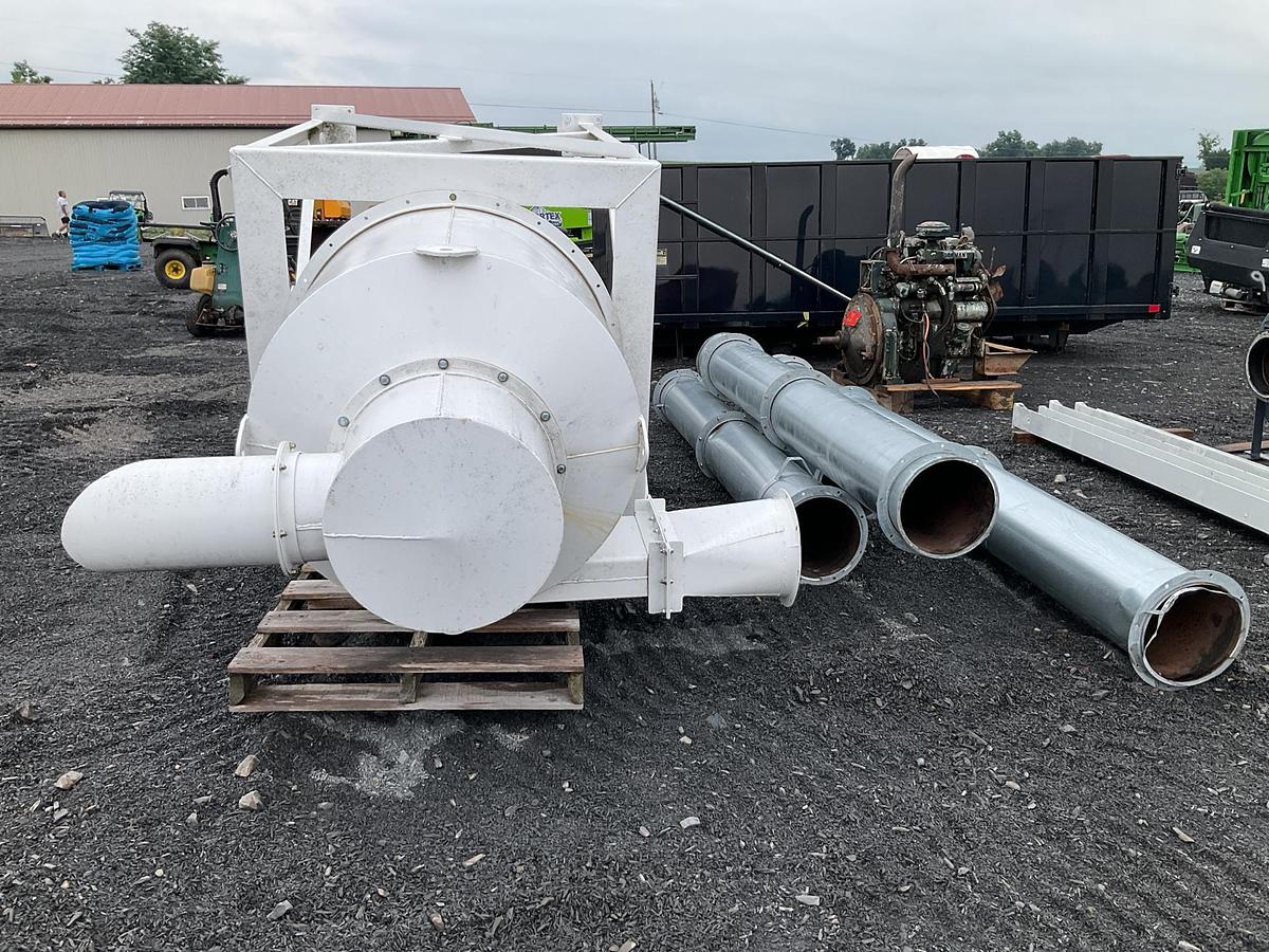 Used Dust Cyclone and Pipe