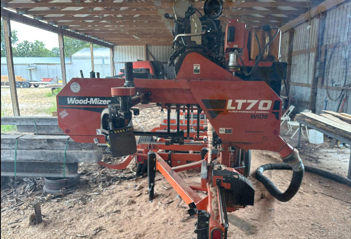 Used LT70 Wood-Mizer Wide Head Band Mill