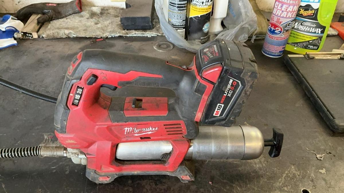 Used Milwaukee Cordless Grease Gun