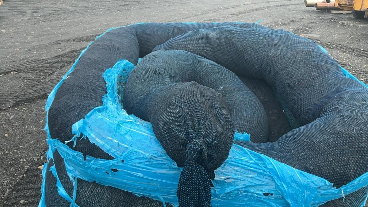 Used Erosion Control Tube