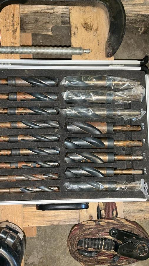 Used Storage Bin and Tools