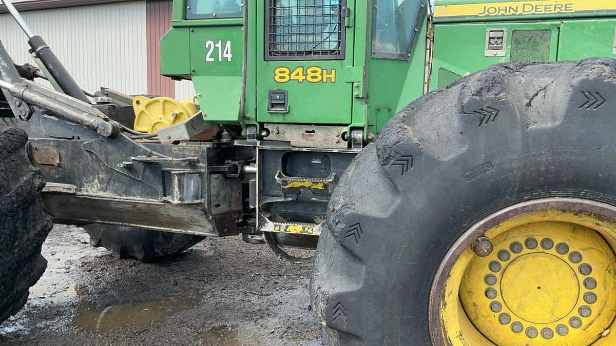 Used 2012 John Deere 848H Grapple Skidder