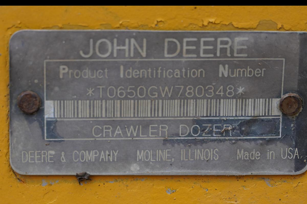 Used 650G LGP John Deere Track Cable Skidder