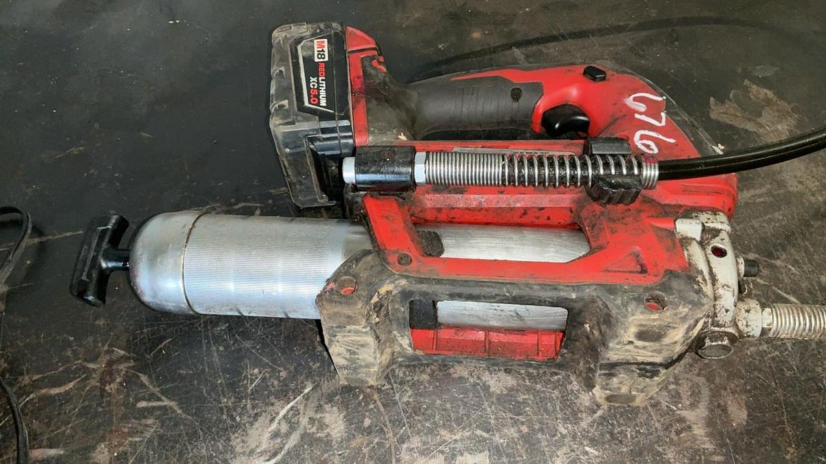 Used Milwaukee Cordless Grease Gun