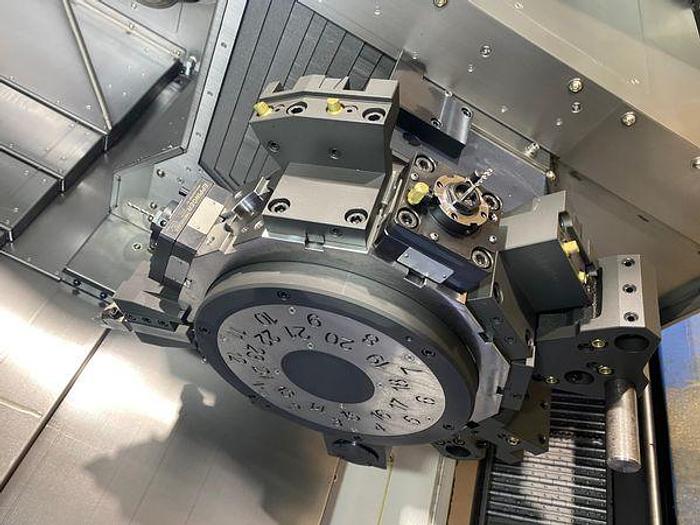 Used 2022 DOOSAN Puma TT1800SY CNC Lathe LiveTooling / C-Axis / Y-Axis / Twin Turret / Twin Spindle ***Under 200 Hours***