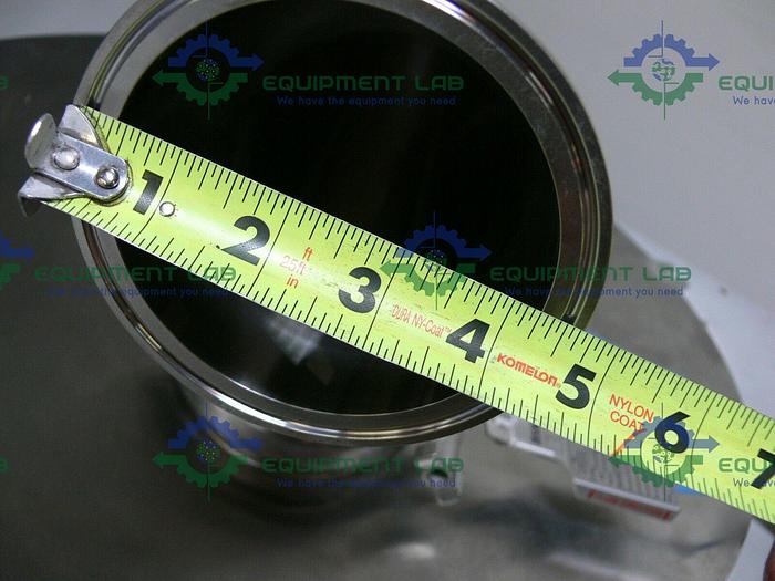 Used Industrial Powder Hopper w/ SEW-Eurodrive SAF67 AM143 Gear Reducer & 1HP Motor