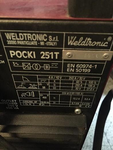 Usato SALDATRICE A TIG WELDTRONIC POCK 251T  (N 6)