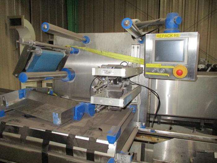 Used 2008 REPAK ROLLSTOCK PACKAGER, 18" WIDE BETWEEN CHAINS, 220 VOLT, BUILT 2008 RE-20