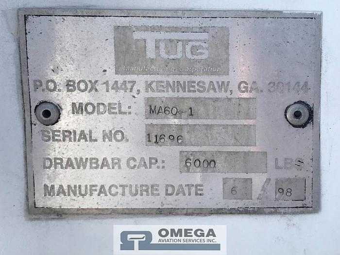 Used 1998 TUG MA60-1 Baggage Tractor Gasoline Engine