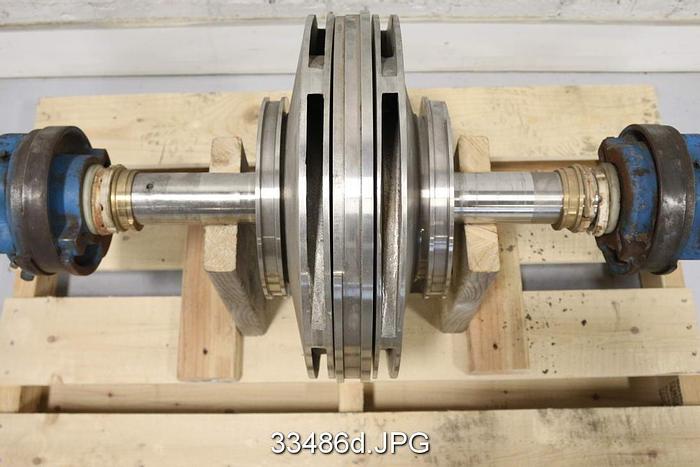 Unused Goulds 3316L 2-Stage Horizontal Split Case Pump Rotating Assembly #33486