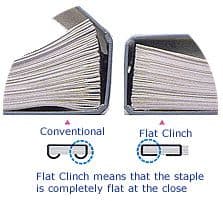 Max No. 50FE Flat Clinch Staple Cartridges For EH-50F & IDEAL 8550 - Pack of 10