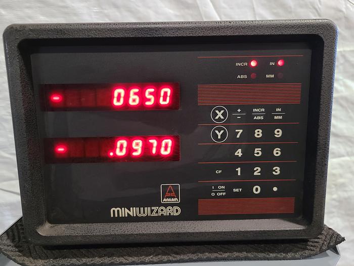 Used Bridgeport 1HP Milling Machine Digital Read Out Chrome Ways Vise Lube