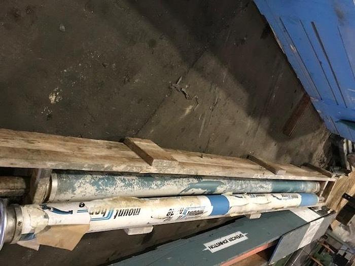 Used BOWED ROLL MT. HOPE 5"  (127MM) X 112"(2.84M) FACE UNUSED