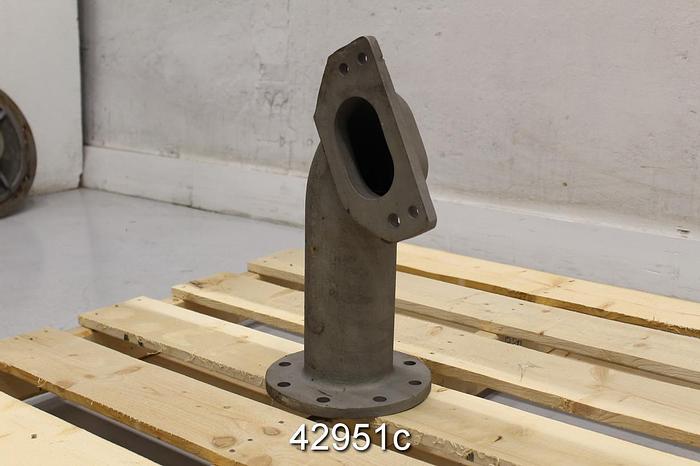 Used Bird 10 Cast Stainless Steel Reject Outlet #42951