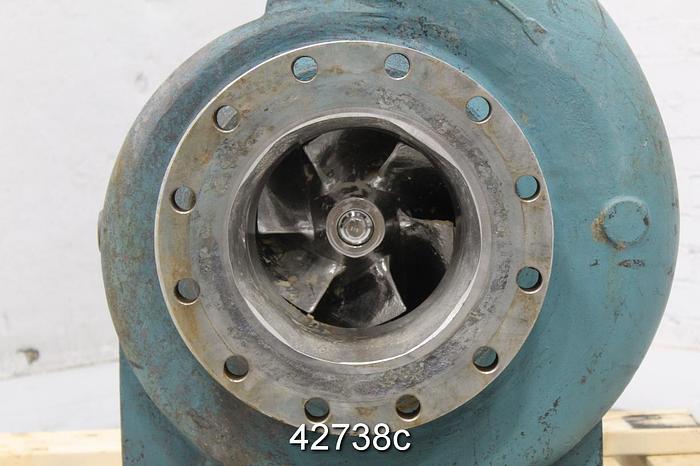Used Goulds 3175 8x10x14 Pump, Stainless Steel Casing #42738