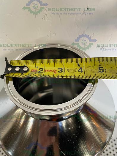 Used Eagle Stainless Stainless Steel 10 Liter Bottle w/ 4" Sanitary Fit