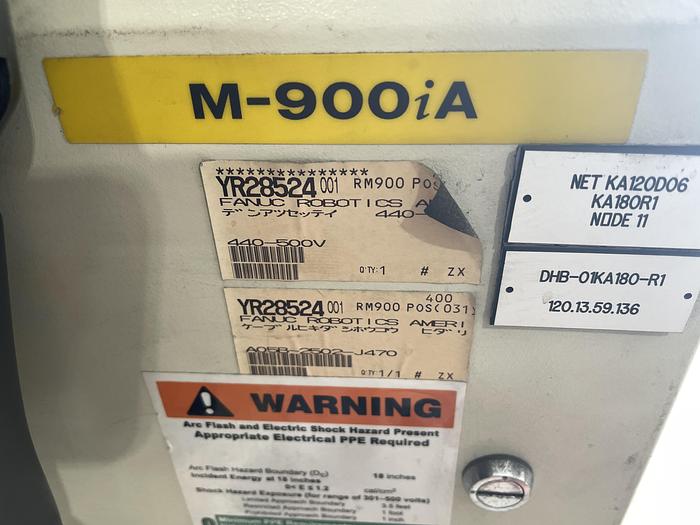 Used FANUC M900iA/350 6 AXIS ROBOT WITH R30iA CONTROLLER