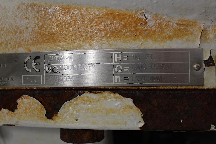 Used Sulzer APT32-4C Pump, Iron Casing, 4-Vane Stainless Impeller #43824