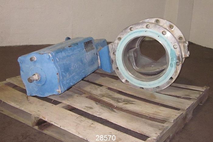 Used Neles Jamesbury R21CA12AJJK Vball Valve, 12", CG8M Body #28570