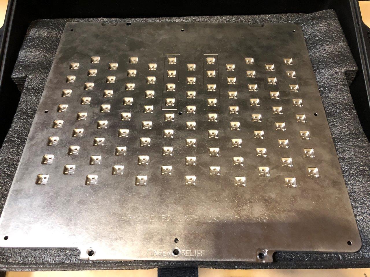 Used DELTA DE8000 6.8 x 6.2 eMGA Test Handler Change Kit