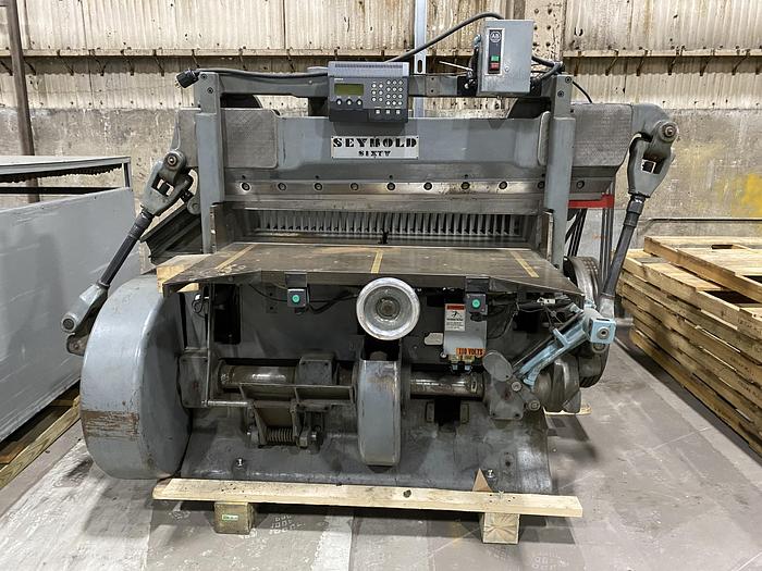 Used 50" SEYBOLD MODEL P-50 GUILLOTINE CUTTER/ MICROCUT