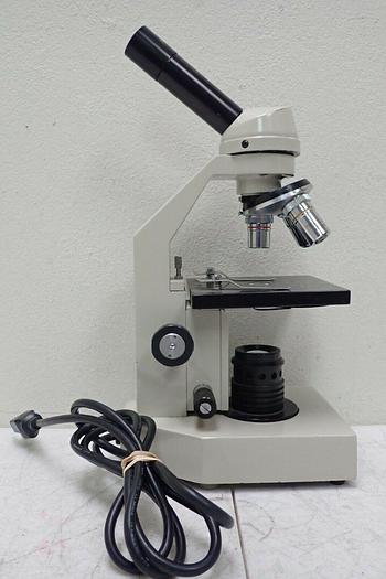 Used L&M? Unbranded Compact Student Monocular Microscope with 3 Objectives